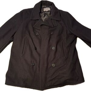 Old Navy Men's Classic Black Peacoat